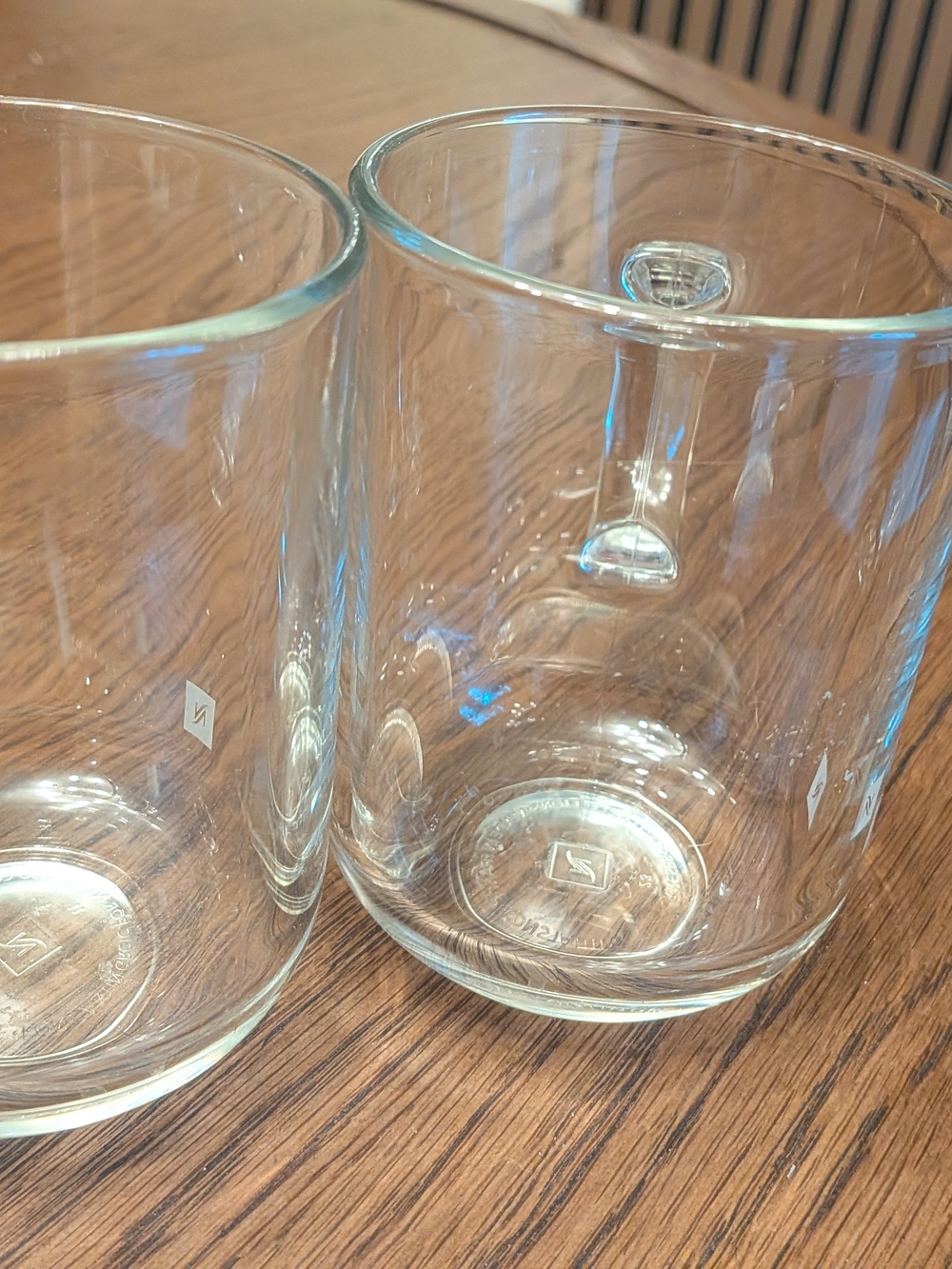 Nespresso Clear Double-Walled Glass Cups - Clear Glass Set of 2